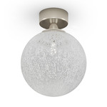 Rina Spot Wall / Ceiling Light - Matte Steel / White