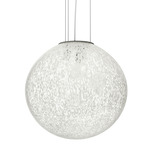 Rina Pendant - Matte Steel / White