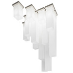 Tubes Multi Light Ceiling Light - Matte Nickel / White