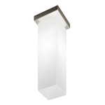 Tubes Ceiling Light - Matte Nickel / White