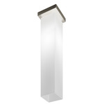 Tubes Ceiling Light - Matte Nickel / White
