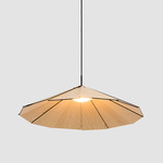 Sepal Pendant - Ash Wood / Opal