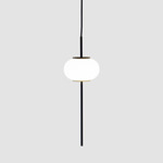 Astros Pendant - Matte Black / Opal