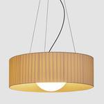 Lap Pendant - Matte Black / Ecru