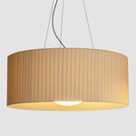 Lap Pendant - Matte Black / Ecru