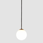 Symphony Pendant - Matte Black / Opal