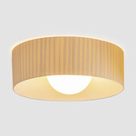 Lap Ceiling Light - Matte White / Ecru