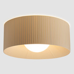 Lap Ceiling Light - Matte White / Ecru