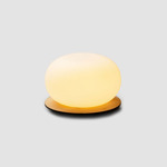 Knock Table Lamp - Ash Wood / Opal