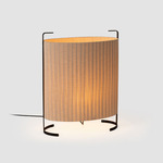 Amid Table Lamp - Matte Black / Satin Opal