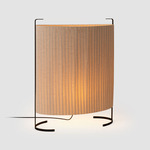 Amid Floor Lamp - Matte Black / Satin Opal
