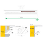 Knife Edge DIY Wall Power Feed Trucolor RGBTW - 