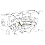 DIY TruCurve1 CFP1 Flex Center Power Feed w/WiZPro Bridgebox - White