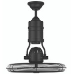 Bellows III Ceiling Fan - Flat Black