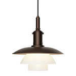 PH 3/3 Pendant - Aged Brass / Aged Brass / Opal