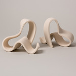 Fettu Bookends - Bone