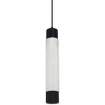 Cicada Marble Pendant - Overstock - Black / White Marble