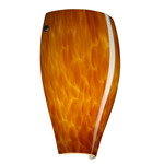 Chelsea Wall Light - Overstock - Bronze / Amber Cloud