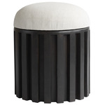 Tribu Stool - Coffee / White