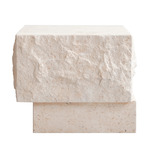 Temple Coffee Table - Limestone / Limestone