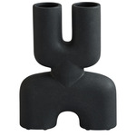 Cobra Double Vase - Black