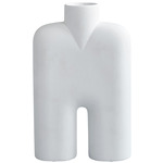 Cobra Double Tall Vase - Bone