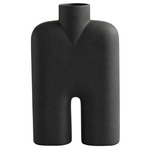 Cobra Double Tall Vase - Coffee