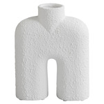 Cobra Double Tall Mini Vase - White