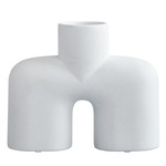 Cobra Uno Medio Vase - Bone