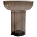 Crown Glass Table - Smoked Forest