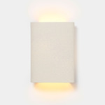 Lisa Wall Sconce - Stainless Steel / White