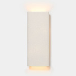 Lisa Wall Sconce - Stainless Steel / White