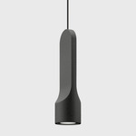 Parga Ceramic Pendant - Black / Black