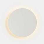 Umbra Round Wall Sconce - White / Warm White