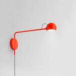Ixa Plug-In Wall Sconce - Red