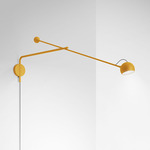 Ixa Arm Plug-In Wall Sconce - Yellow