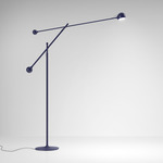 Ixa Arm Floor Lamp - Blue