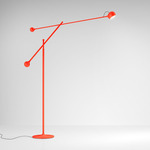 Ixa Arm Floor Lamp - Red