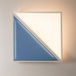Flexia Wall / Ceiling Light - White / Blue