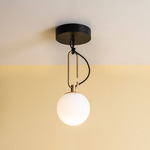 NH Ceiling Light - Black / Brass / White