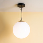 NH Ceiling Light - Black / Brass / White