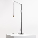 Unterlinden Floor Lamp - Black / Bronze