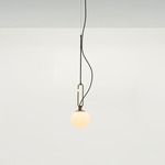 NH Pendant - Black / Brass / White