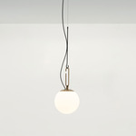 NH Pendant - Black / Brass / White