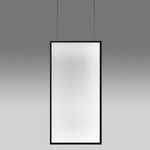 Discovery Space Rectangular Pendant - Black / Transparent