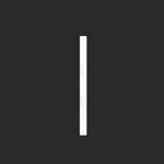 Alphabet of Light Mini Wall Light - White