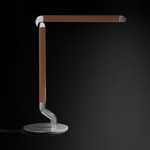 Picchio Desk Lamp - Cognac / Polished Aluminum