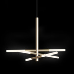 Bianca Pendant - Gold / White