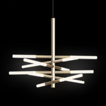 Bianca Pendant - Gold / White