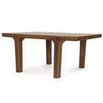 Sierra Rectangular Side Table - Natural Walnut